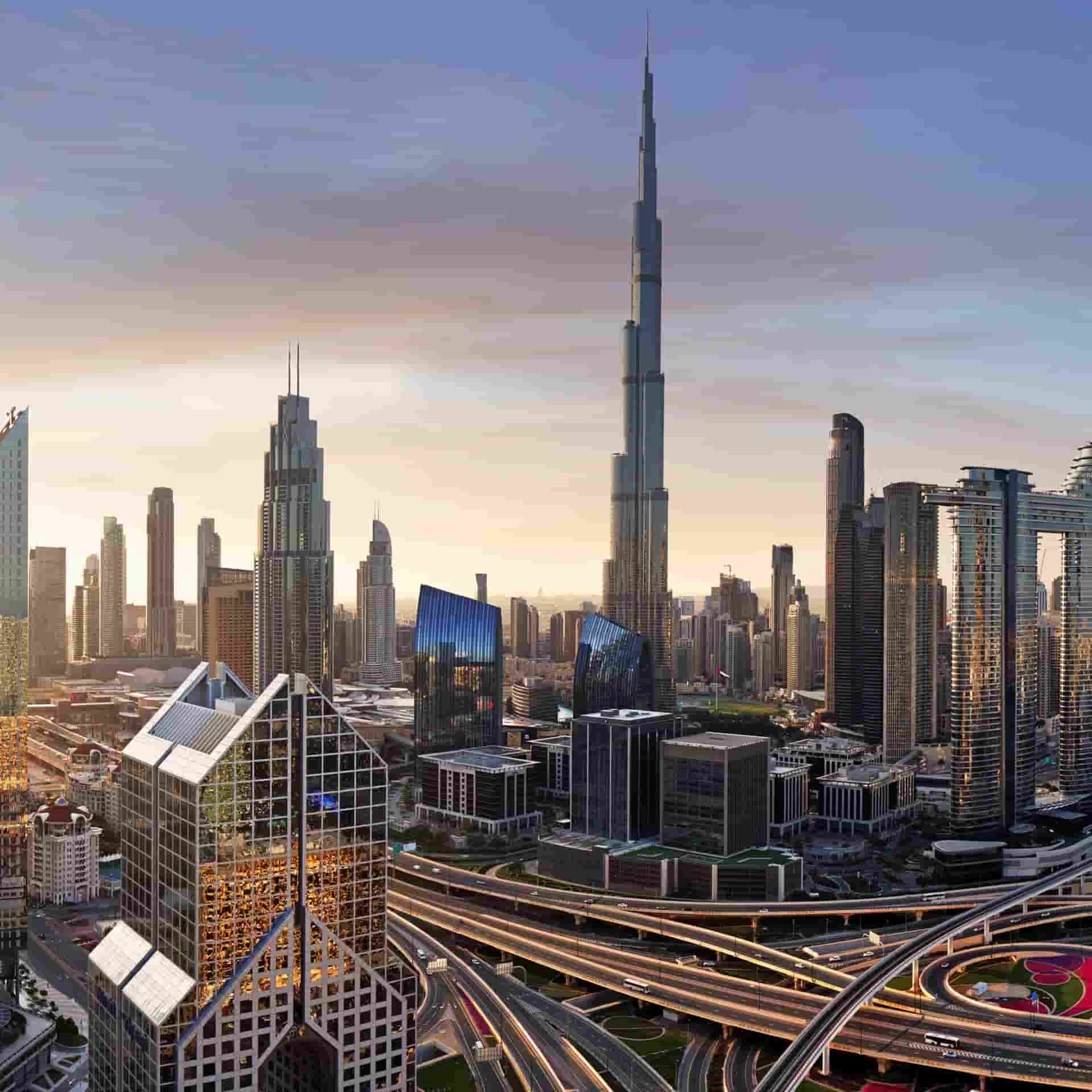 Dubai city skyline 