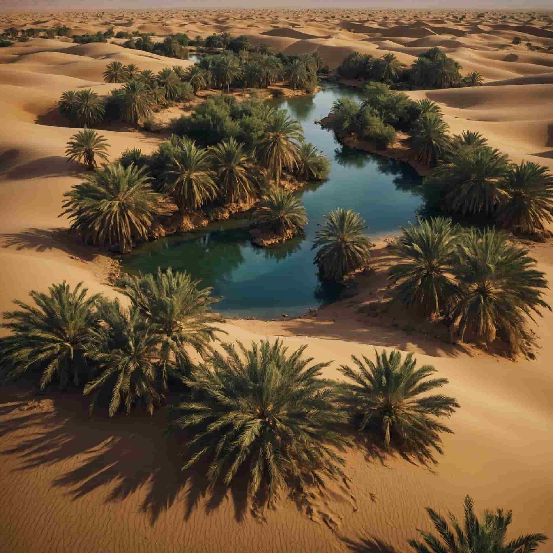  Oasis in a desert