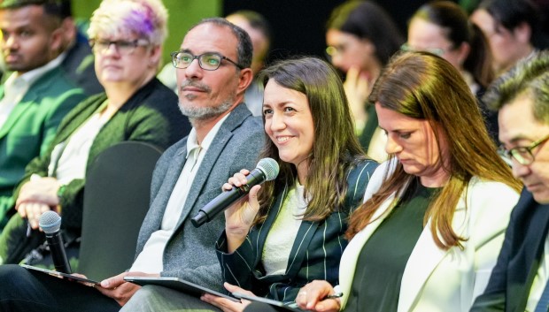 Female speaker