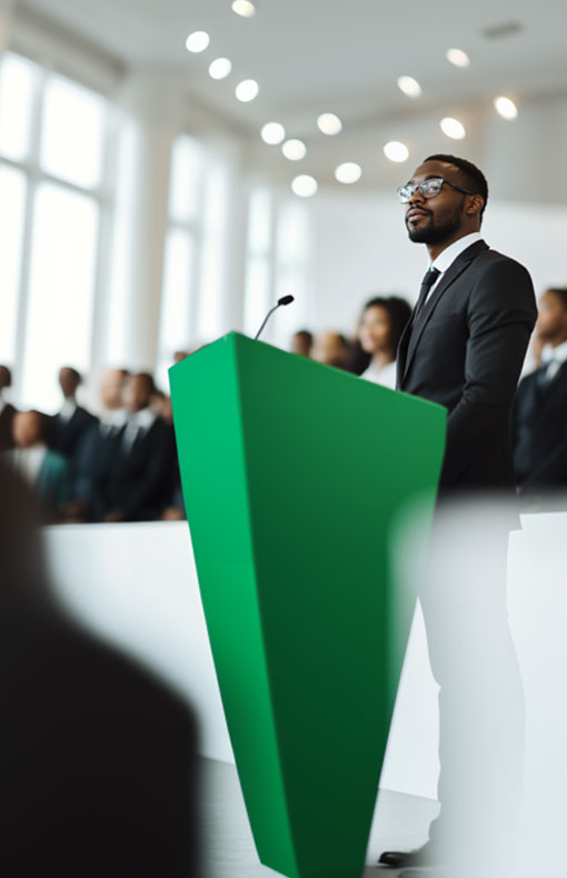 Globe with different country flags wrapped around it.