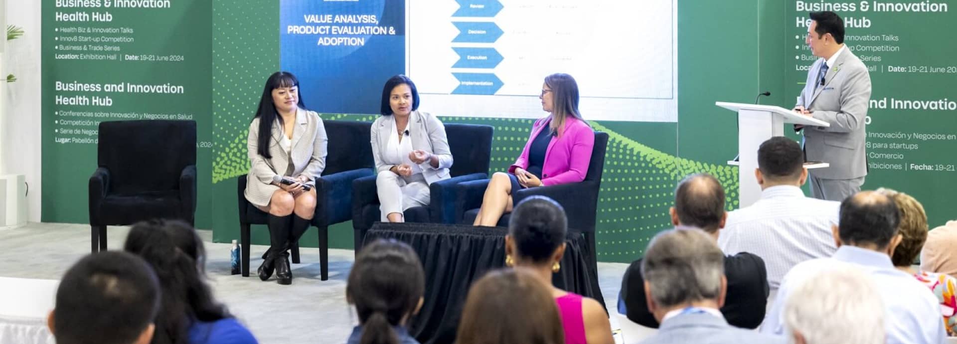 Panel discussion at World Health Expo Miami