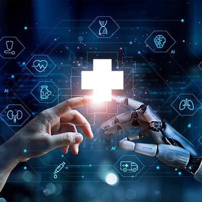 Image representing AI and healthcare