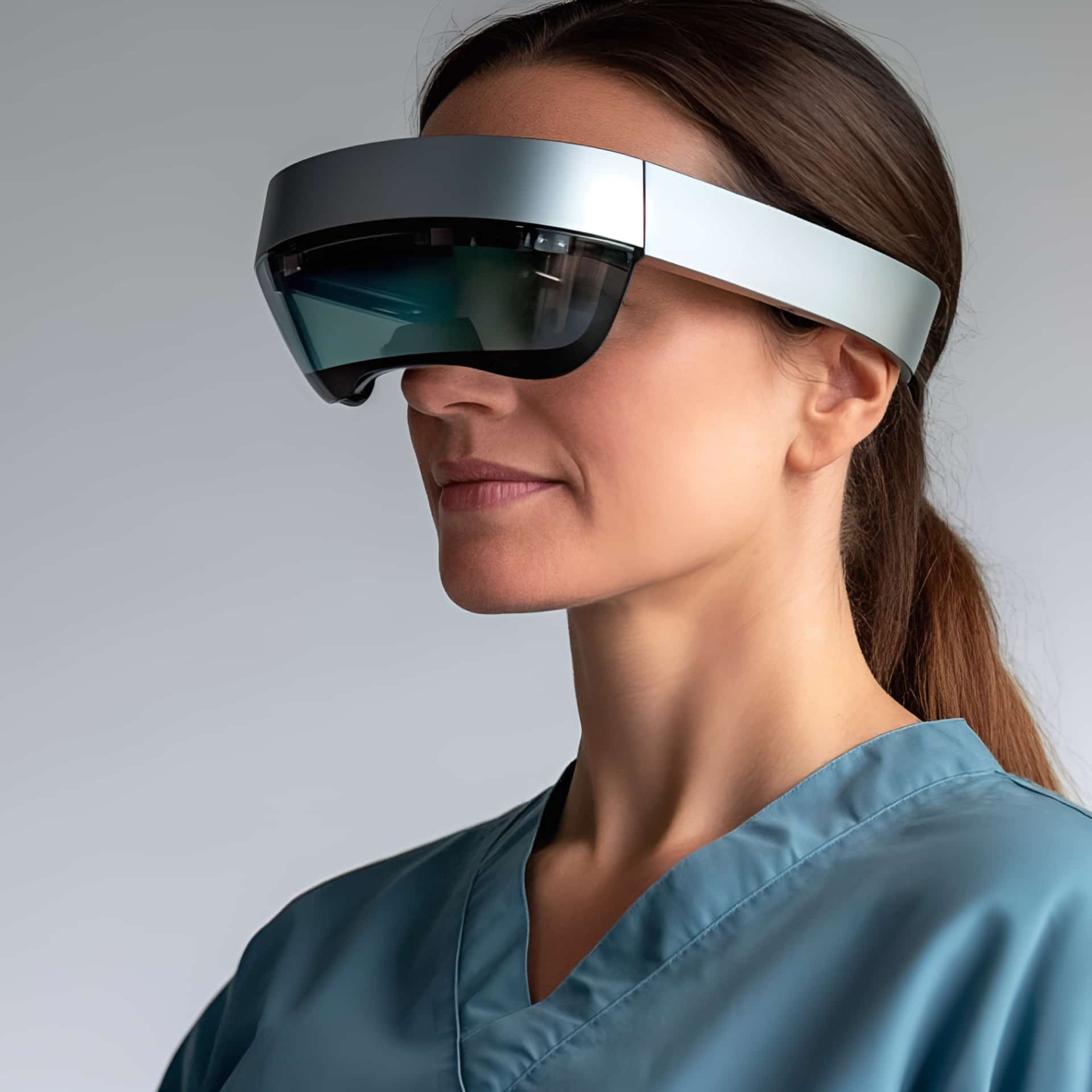 An image of digital health tech being used
