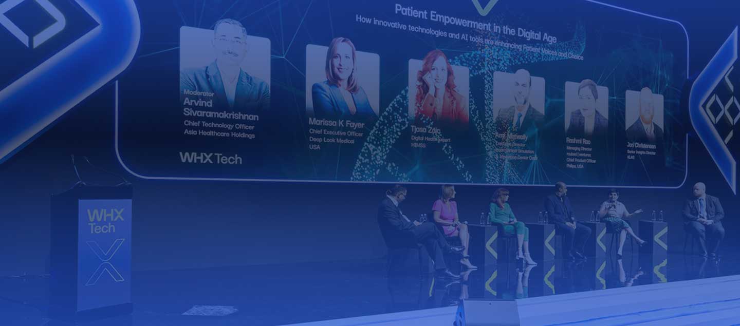 Xcelerate stage at WHX Tech 2025