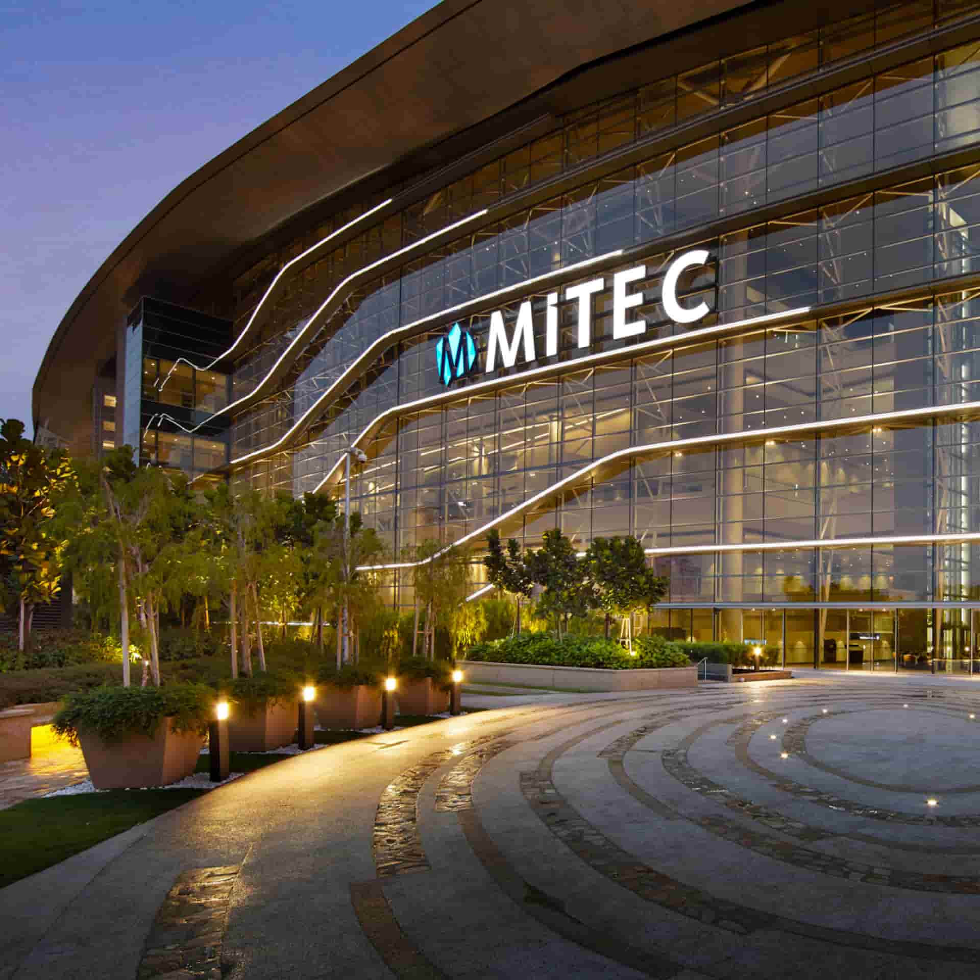 The outside of the Malaysia International Trade and Exhibition Centre