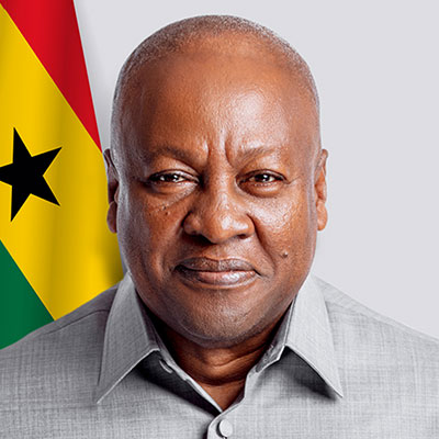 H.E John Dramani Mahama 