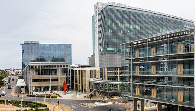  Entrance to World Health Expo Cape Town at Cape Town International Convention Centre