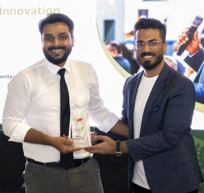 Award presentation at World Health Exhibitions Miami