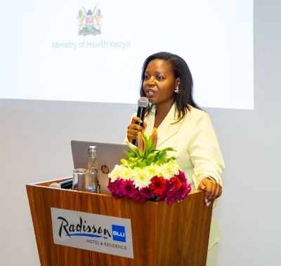 A forum speaker at World Health Expo Nairobi