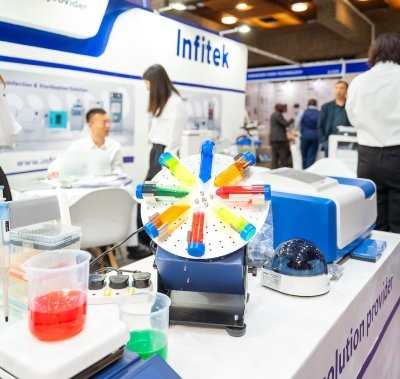 Products on display at World Health Expo Labs Nairobi